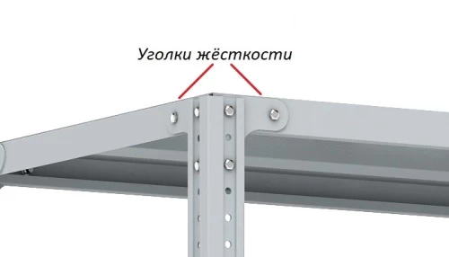 Стеллаж металлический Титан МС-750 2500x1000x400/8