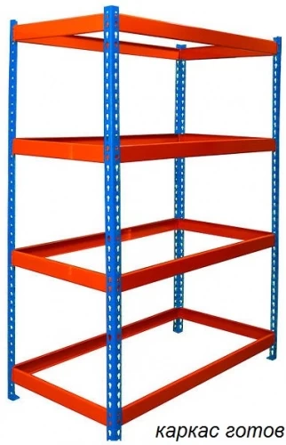 Стеллаж металлический Профи Т-160/1 (3000x1240x1005) P/5